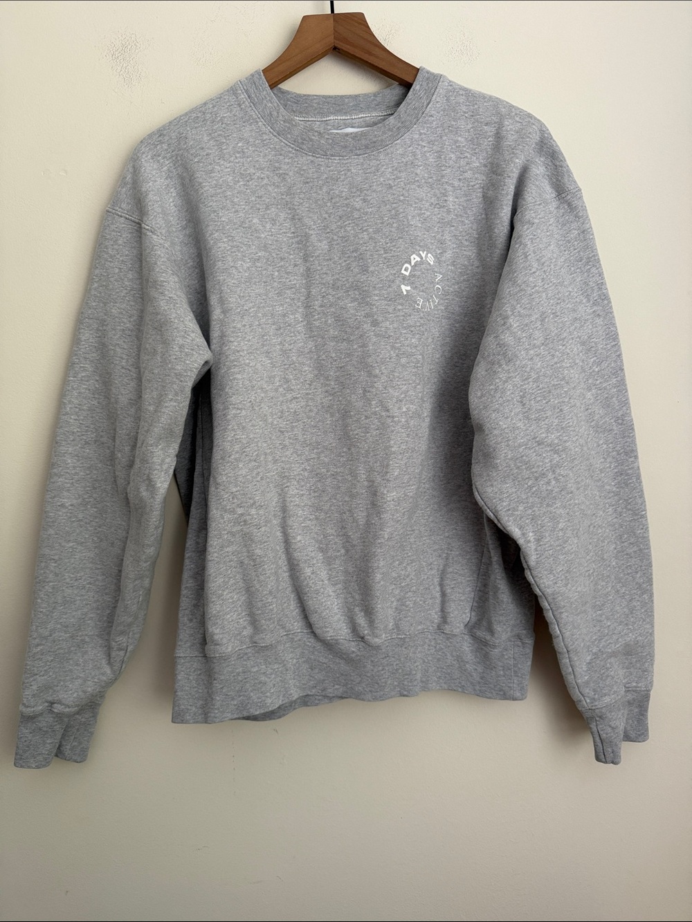 7 Days Active Monday Sweatshirt crewneck grey S